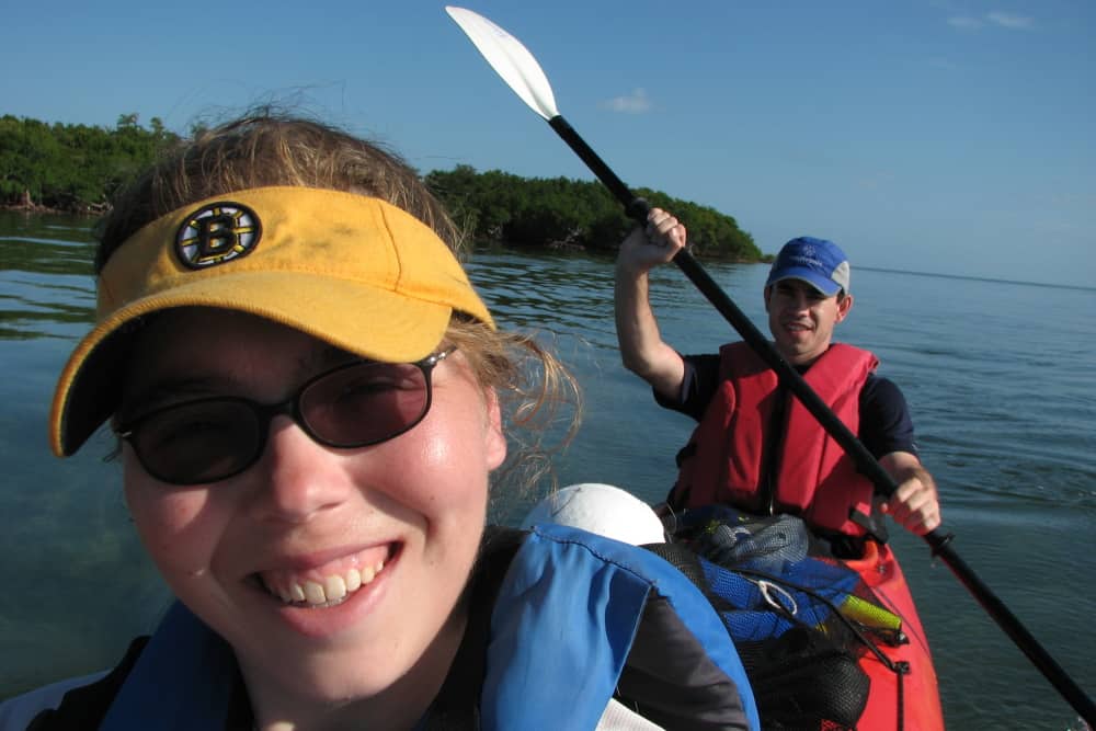 Both have a love of the outdoors and enjoy long-distance backpacking and kayaking. It was actually on a kayaking trip ... - Kayak