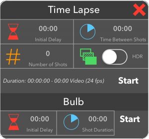 Time lapse app tab