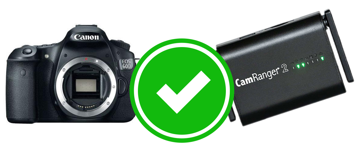 Presentator venijn Treinstation Canon 60D Works With The CamRanger 2, CamRanger Mini, And Original  CamRanger - CamRanger