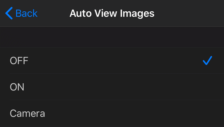 CamRanger Auto View Setting