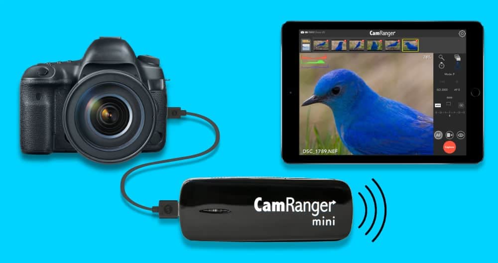 CamRanger mini camera iPad