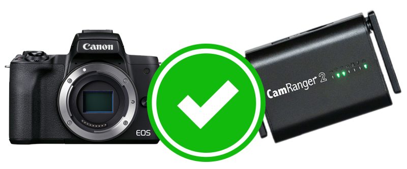 Canon EOS M50 II Works With The CamRanger 2