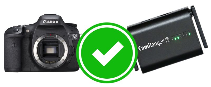 Canon 7D Works With The CamRanger 2, CamRanger Mini, And Original CamRanger