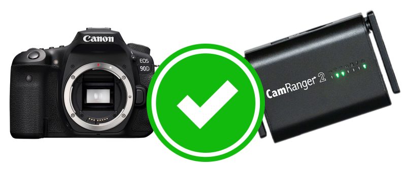 Canon 90D Works With The CamRanger 2 And CamRanger Mini