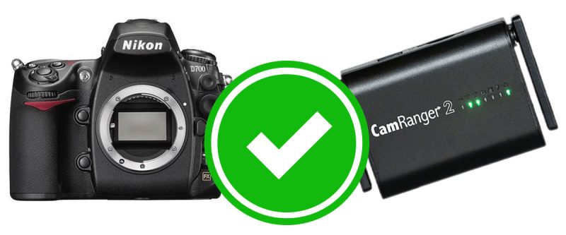 Nikon D700 Works With The CamRanger 2, CamRanger Mini, And Original CamRanger