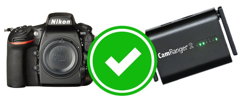 Nikon D810 Works With The CamRanger 2, CamRanger Mini, And Original CamRanger