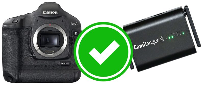 Canon 1D III Works With The CamRanger 2, CamRanger Mini, And Original CamRanger