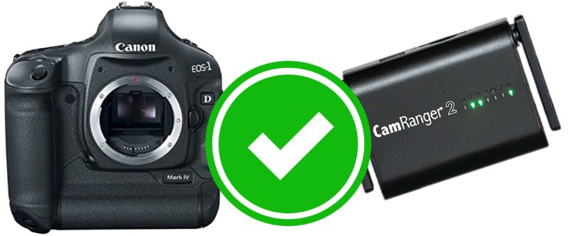 Canon 1D IV Works With The CamRanger 2, CamRanger Mini, And Original CamRanger