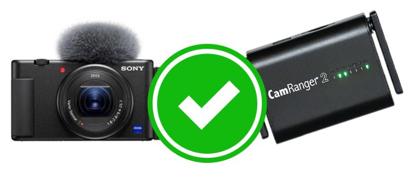 Sony ZV1 Works With The CamRanger 2