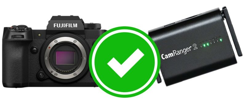 Fujifilm X-H2 and X-H2s supported by CamRanger 2